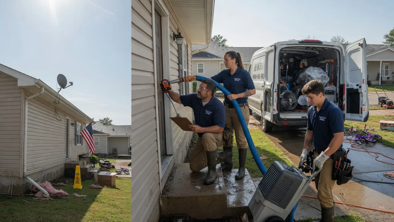 Ceiling Water Damage Restoration in Oxford, IN near me